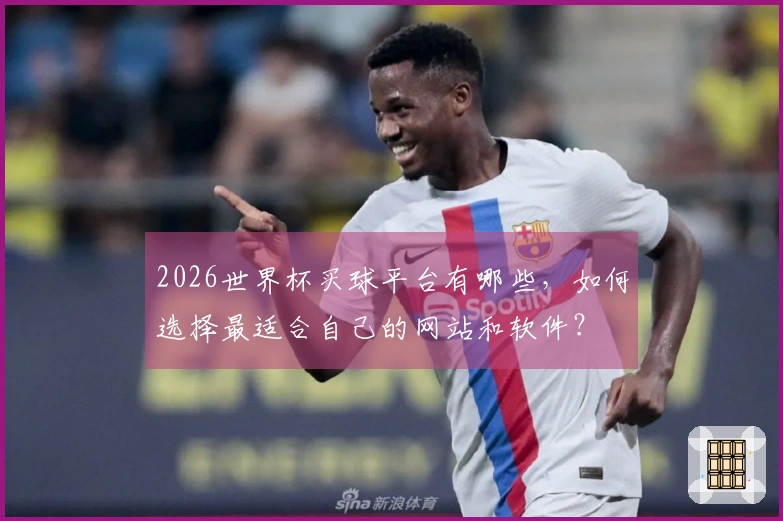 2026世界杯买球平台有哪些，如何选择最适合自己的网站和软件？